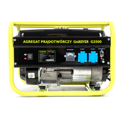 GARDYER agregat prądotwórczy jednofazowy G3500 - 3150W, AVR